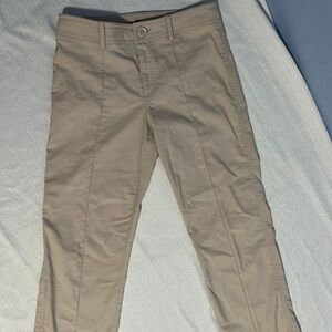 3/$20 san Francisco beige  slacks-size 5